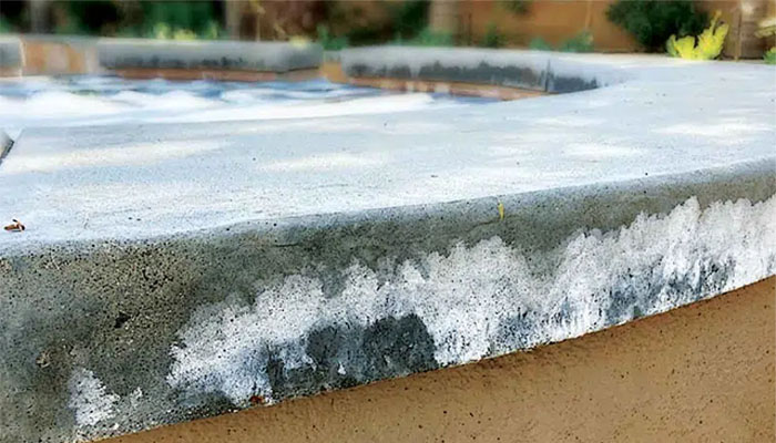 دلایل ایجاد شوره در بتن