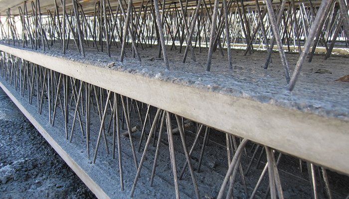 نحوه اجرای ژوئن در تیرچه پیش تنیده