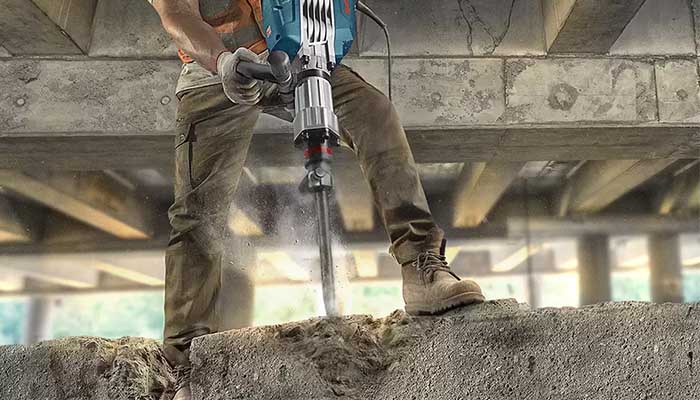 ساده ترین روش تخریب بتن