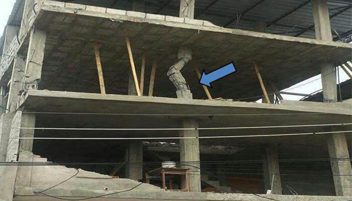 اشکالات اجرایی در سازه های اسکلت بتنی