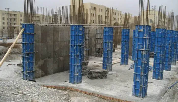 قالب بندی ستون بتنی