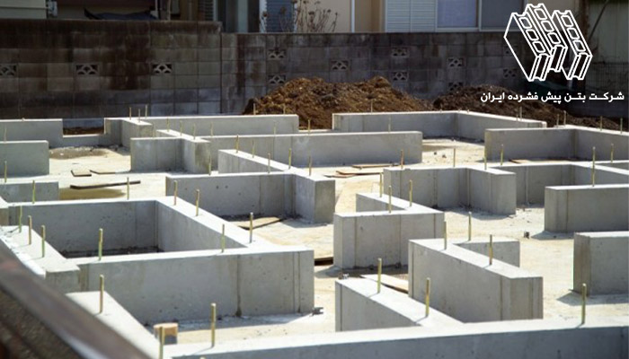 محل قطع بتن در فونداسیون