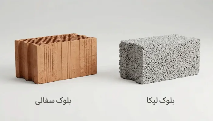 مقایسه دوام و افت حرارتی بلوک لیکا با بتن معمولی